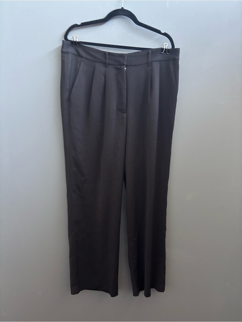 Quince Women's Straight-Leg Crepe Dress Trousers in Black